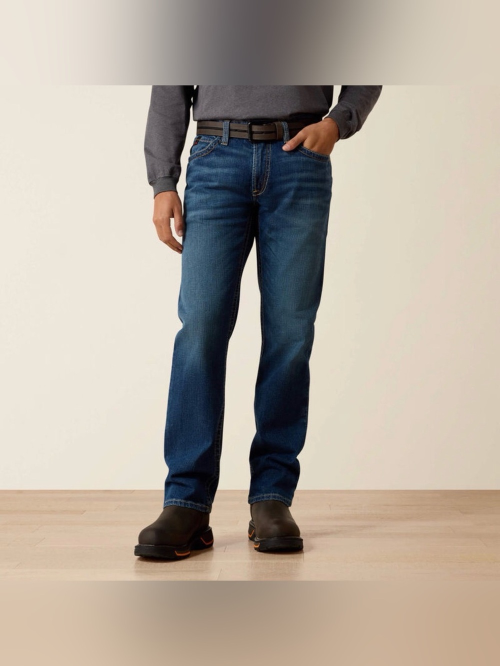 Ariat Flame Resistant Men’s M4 Relaxed Bootcut Jeans Cat 2 Size 36x32 Denim Work